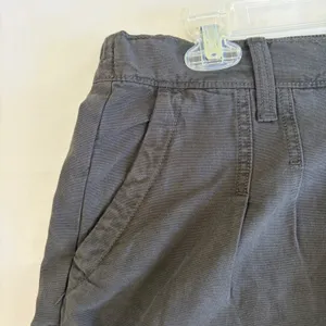 Aerie Charcoal Grey Cotton Lyocell High Waisted Shorts‎ XL Momcore Minimalist thumbnail 9