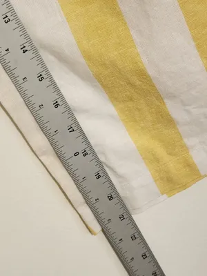 Soho by New York & Company Yellow Stripe Strapless Jumpsuit Size Large NWT thumbnail 9