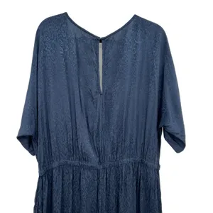 Anthropologie Maeve Jaqueline Jacquard Jumpsuit Leopard Print Navy Blue Size‎ XL thumbnail 10
