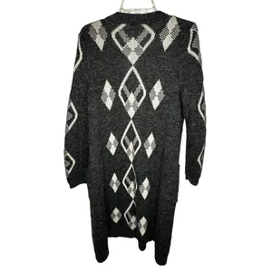 Listicle Mohair‎ Blend Long Cardigan Sweater thumbnail 5