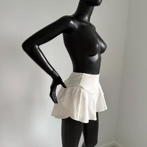 High Waist Shorts High Rise Skort Shorts Gym Pants Athletic Skirt Bottoms Sport thumbnail 2