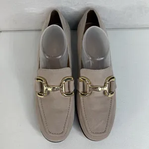 Diba True Size 10 About It Slip On Loafers Suede Leather Beige 54925 Appel Crisp thumbnail 6