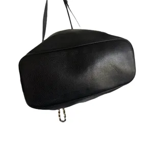 MICHAEL Michael Kors Black and Gold Shoulder Bag with‎ Chain Detail Bucket thumbnail 8
