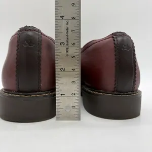 Cobb Hill by Rockport Womens 6.5 Janney Penny Loafers Burgundy Leather Lug Sole thumbnail 5