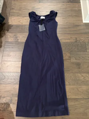 New With Tags Tuckernuck Pomander Place Navy Paula Knit Dress Sz S thumbnail 7