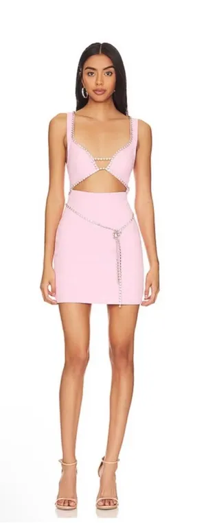 Majorelle Matteson Mini Dress Bubblegum Pink thumbnail 1