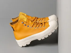 Converse • CTAS Gore-Tex Waterproof Lugged Leather Hi Boots Sneaker Gold Dart thumbnail 4