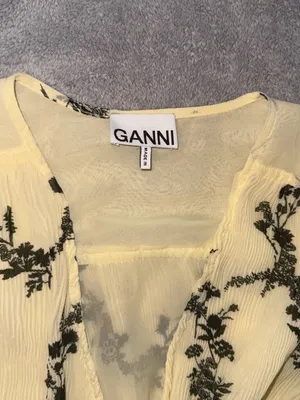 NWOT GANNI Floral Mini dress size 32 thumbnail 5