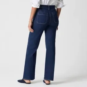 J. Crew dark wash Slim wide-leg sailor jean in all-day stretch 27”​ thumbnail 14