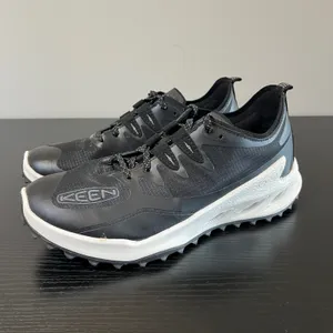 KEEN Women's Black White Trail Hiking Shoes Sneakers Size 9.5 thumbnail 4