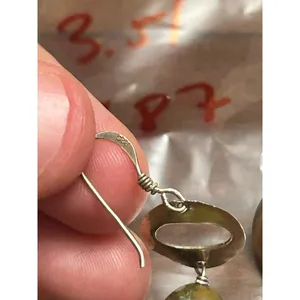 925 sterling silver earrings 3.51g h87 thumbnail 4