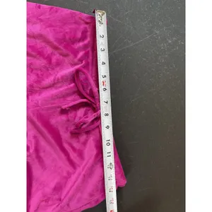 Juicy Couture Velour Pajama Pants Pink Rhinestone Logo Flared S Drawstring thumbnail 13