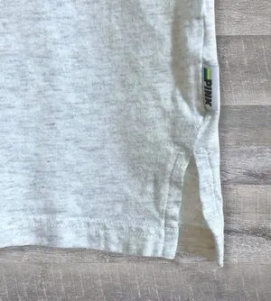 Victorias Secret PINK Grey Muscle Tank Top Women L Ombre Green Blue Logo Graphic thumbnail 5