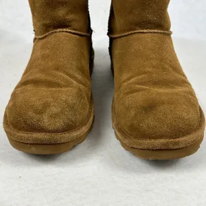 Bearpaw Suede Pull On Winter Boots Women's‎ Size 8 Brown Cozy Comfort thumbnail 3