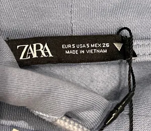 ZARA Sweatsuit Set With Hoodie And Wide Leg Size S thumbnail 3