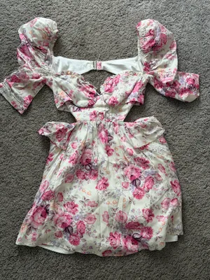 Lucia Mini Dress in Pink thumbnail 6