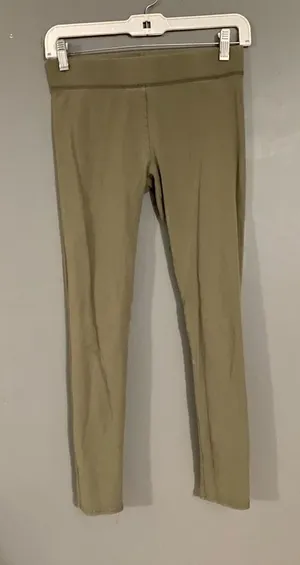 Aerie Pull On Green Leggings Size Small thumbnail 1