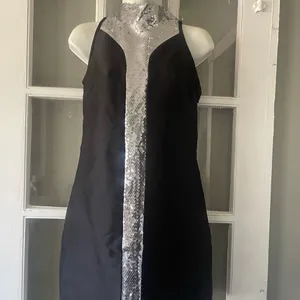 Camilyn Beth Black and Silver Sequin Women's Dress thumbnail 2