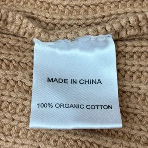 Quince Fisherman Crew Sweater Women XS Camel 100% Organic Cotton Ribbed Knit Top thumbnail 7