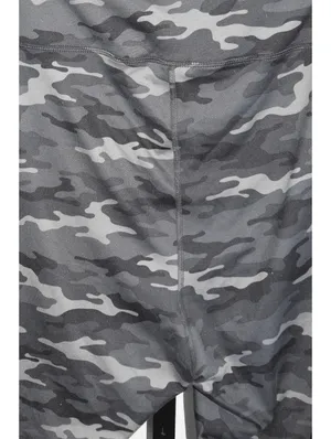 Maurices Camo Print High Waist Leggings, Black Grey Camouflage, Plus Size 3X thumbnail 4