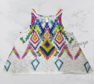 No Boundaries Y2K Juniors Casual Boho Summer Top Size XL NWT thumbnail 1