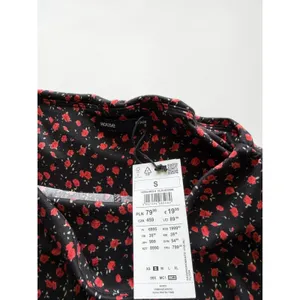 House Brand Women Black Red Floral Rose Print Skort Mini Skirt Shorts Size S NWT thumbnail 5