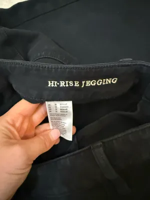 American Eagle High-Rise Black Jeggings Size 18 thumbnail 3