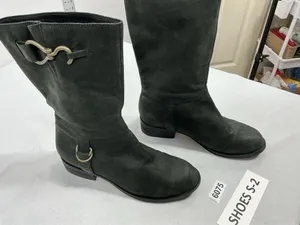 Womans Cole haan Air tantivy Pullon Midcalf Biker Boots 10 B Black thumbnail 1