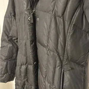 Eddie Bauer Women's Black Long Puffer Snow/Ski/Winter Jacket Size Small thumbnail 5