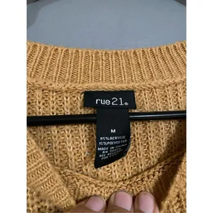 Rue 21 Striped Color Block Scoop Neck Knit Sweater Size Medium thumbnail 5