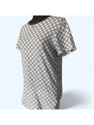 Vintage Y2K Skater Checkerboard Vans Baby Tee Size Small thumbnail 5