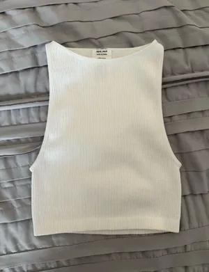 Cotton On Tank top White Crop thumbnail 1