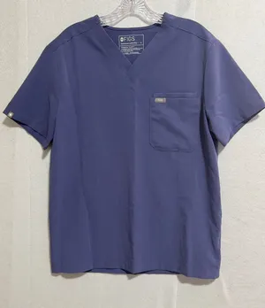 Figs Women's V-Neck Technical Collection Scrub Top - Purple Shaddow thumbnail 1