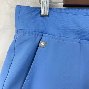FIGS Zamora Jogger Scrub‎ Pants Women Medium Blue Stretch Minimal Healthcare thumbnail 3