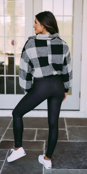 These Three Boutique teddy furry jacket thumbnail 5