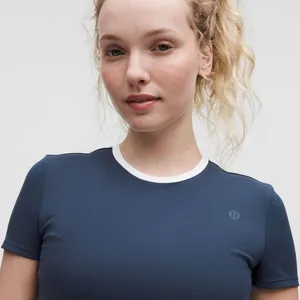 Lululemon Tight-Fit Cropped Shelf-Bra T-Shirt *Medium Support, B/C Cup thumbnail 9