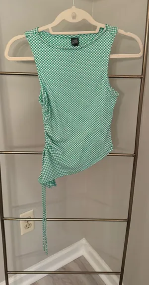 Wild Fable Gingham Top thumbnail 1