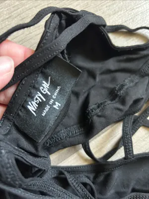 Nasty Gal Black Strappy Bodysuit thumbnail 2