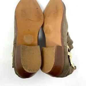 Steve Madden Nann Booties w/ Gold‎ Studs Buckle thumbnail 8