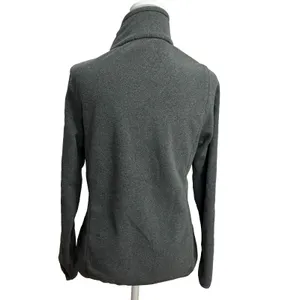 Fleece Pullover Gray Quarter Zip Mock Neck Jacket Outdoor Hiking Gorpcore Small‎ thumbnail 3