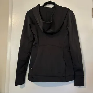 Lululemon Every Journey Hooded Jacket Womens 6 Black Zip Front thumbnail 13