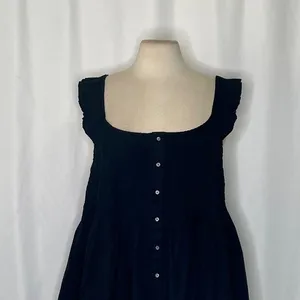NWT!! J. CREW Pintuck Peplum Top Blouse Solid Black Cotton‎ Poplin Pleated 3X thumbnail 3