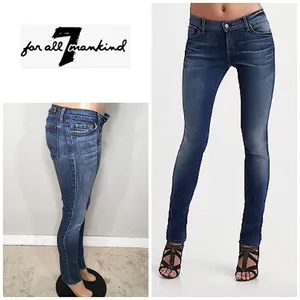 7 for all mankind faded jeans. EUC thumbnail 2