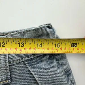 BH Grunge wide leg Baggy Jeans Red Stripes retro loose patchwork hip hop L thumbnail 6