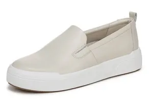 Vionic Carson Slip On Sneaker Womens 11 NWOT Cream Beige Leather Comfort Shoe thumbnail 1
