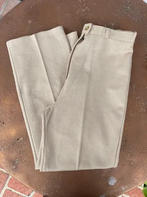 Boutique Vintage textured pants • fits a size 4/26 • super flattering thumbnail 2