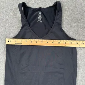 New Balance Racerback Active Tank Top Women's Medium Black Compression Running thumbnail 4