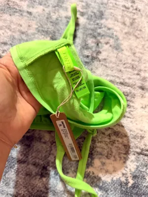 SKIMS Cotton Logo Mini Triangle Bralette thumbnail 6