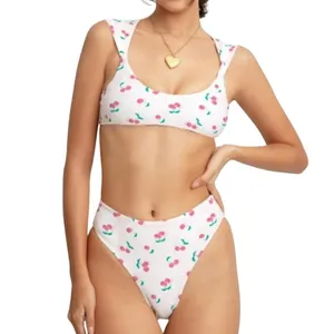 Blackbough Reversible Cherry Bikini Set Womens Small thumbnail 3