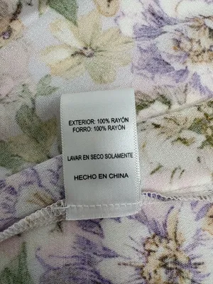 Sky to Moon Purple Floral Mini Dress - Size‎ S. thumbnail 12